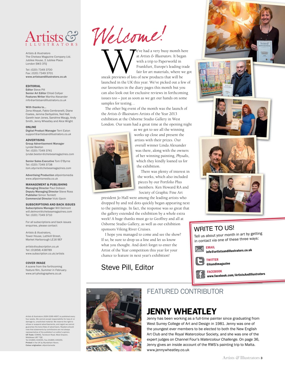Artists & Illustrators Preview Pages