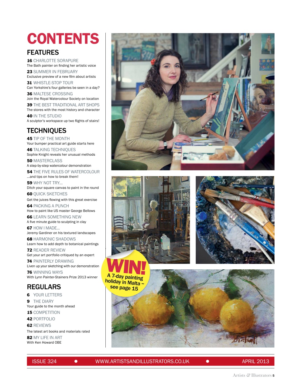 Artists & Illustrators Preview Pages