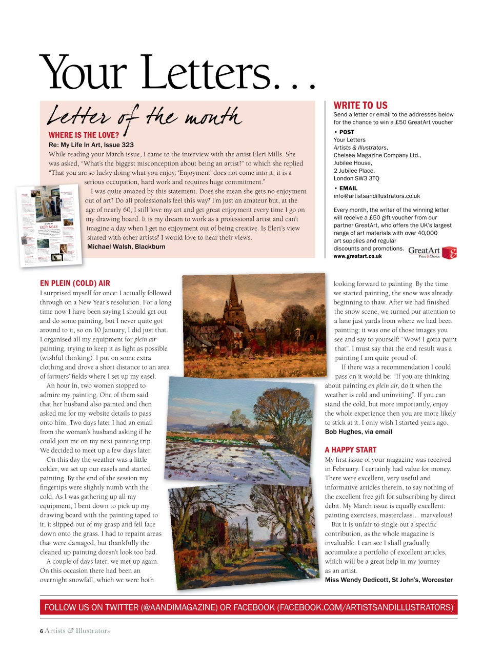 Artists & Illustrators Preview Pages
