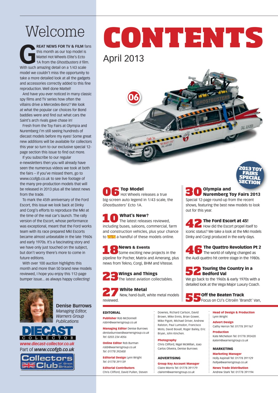 Diecast Collector Preview Pages