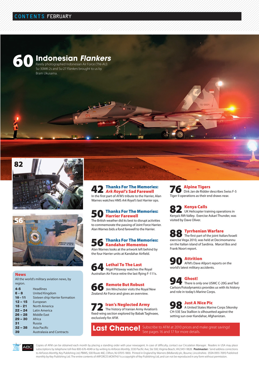 AirForces Monthly Preview Pages