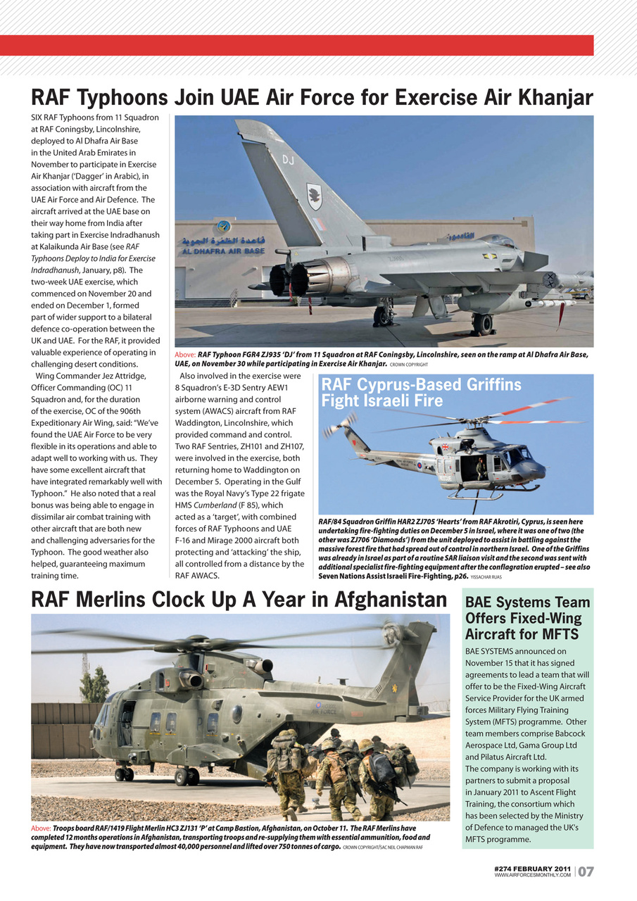 AirForces Monthly Preview Pages