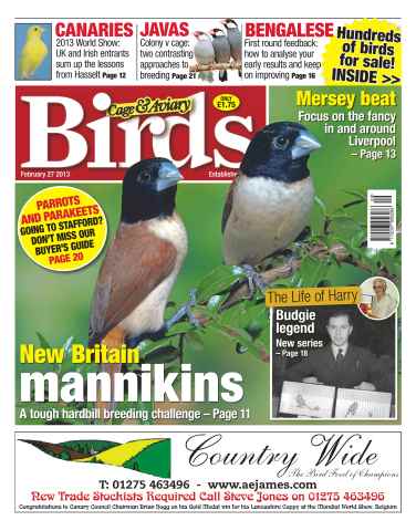 Cage & Aviary Birds issue Cage & Aviary 27 February 2013