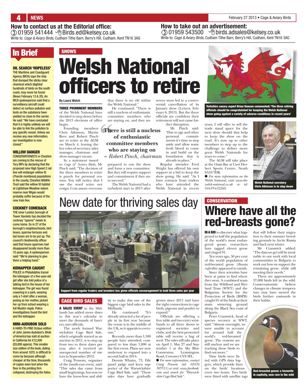 Cage & Aviary Birds Preview Pages