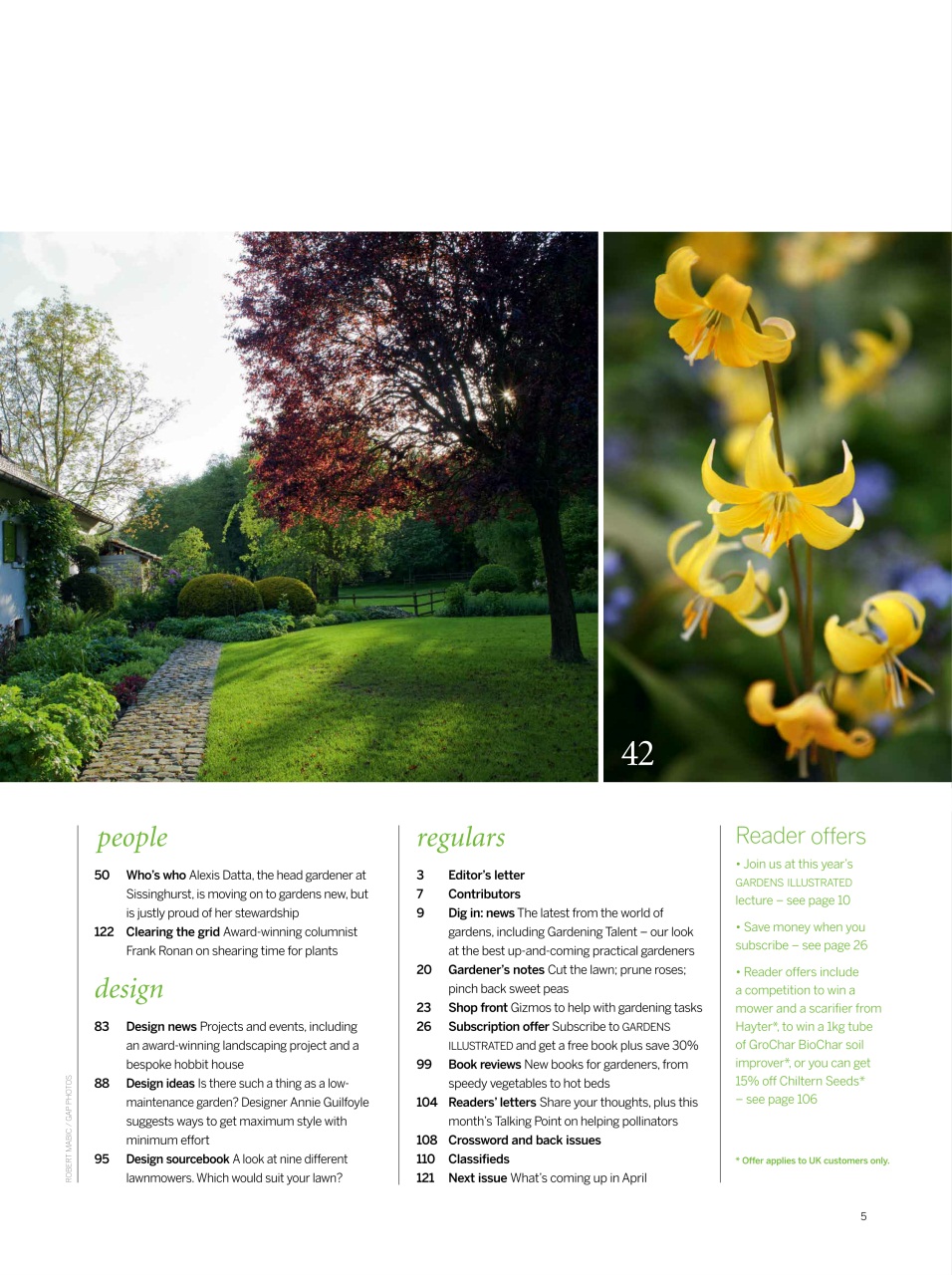 Gardens Illustrated Preview Pages