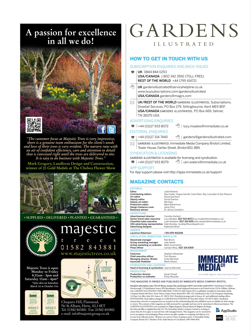 Gardens Illustrated Preview Pages