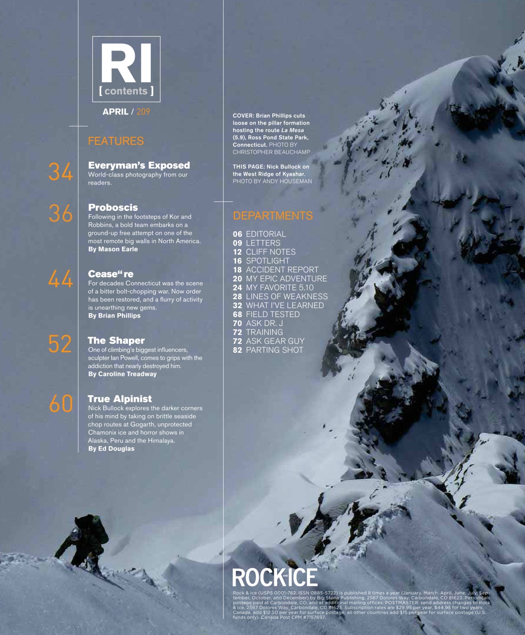 Rock and Ice Preview Pages