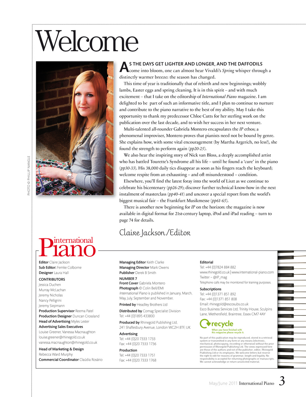 International Piano Preview Pages