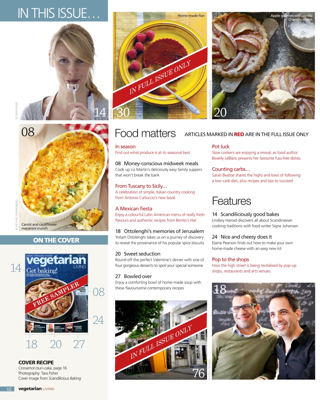Vegetarian Living Preview Pages