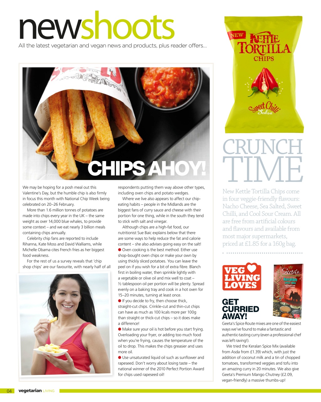 Vegetarian Living Preview Pages