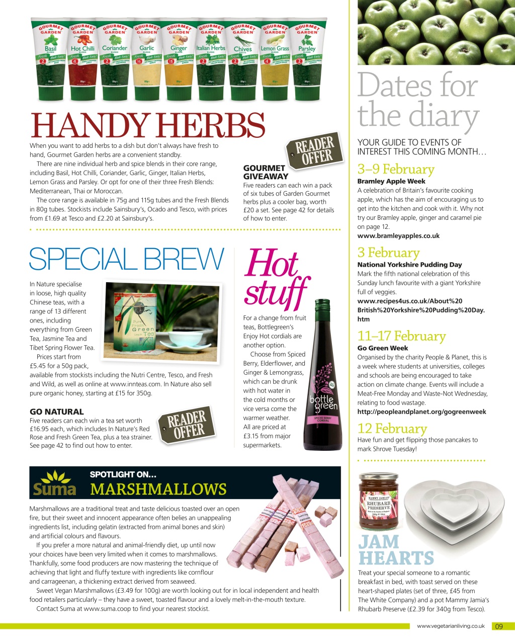 Vegetarian Living Preview Pages