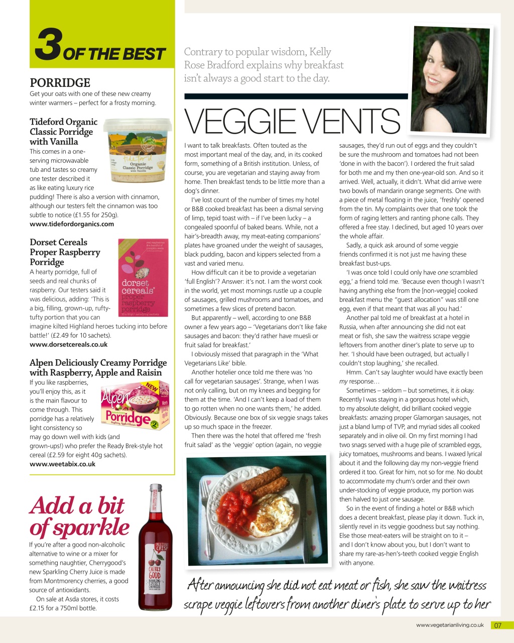 Vegetarian Living Preview Pages