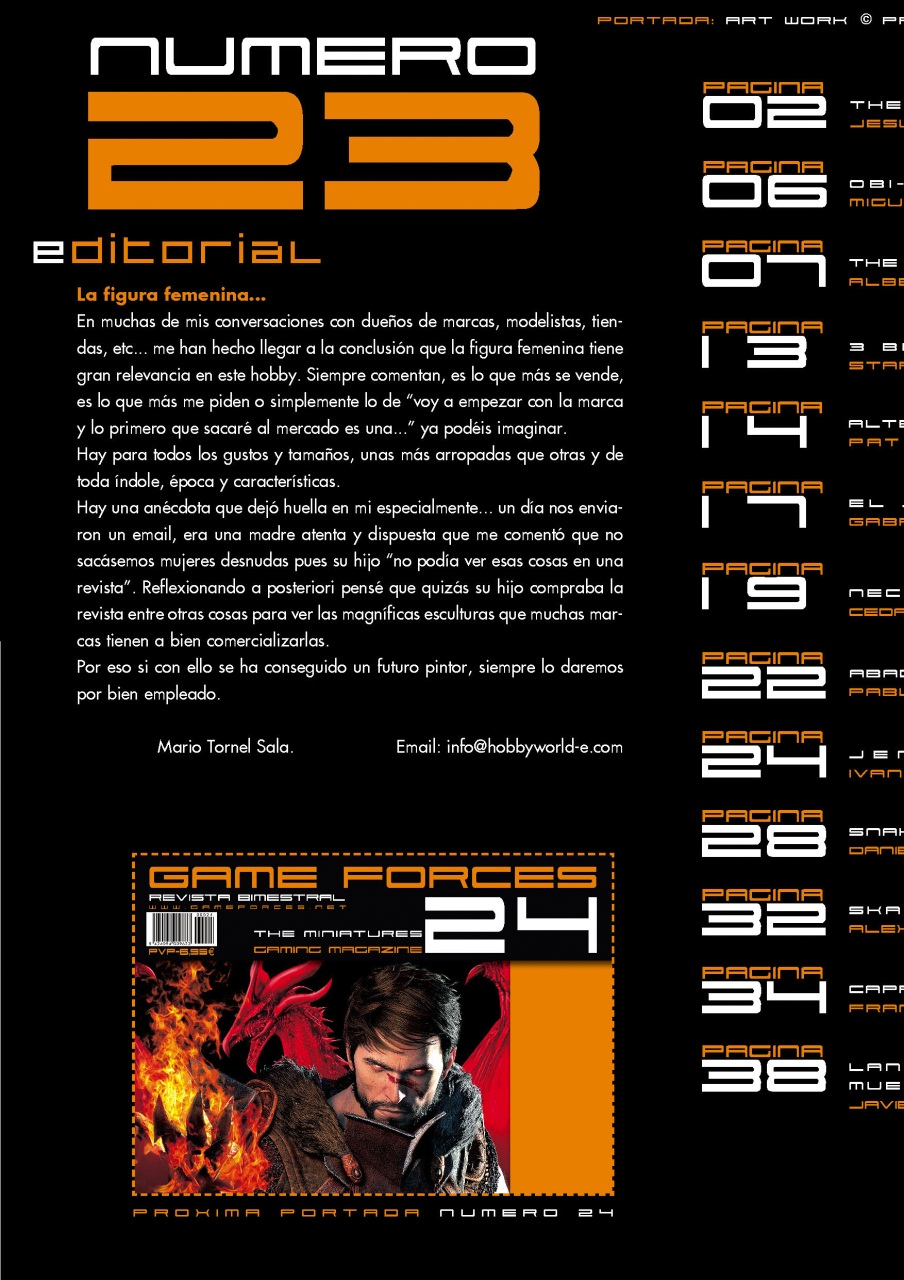 Game Forces Preview Pages