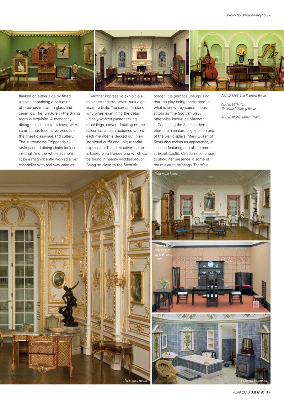 Dolls House and Miniature Scene Preview Pages