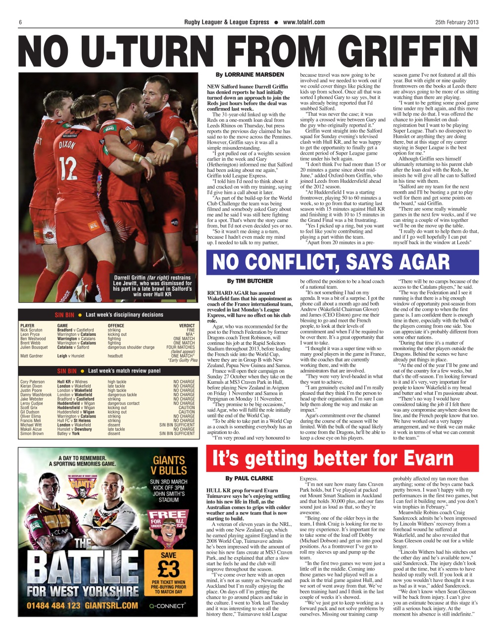 League Express Preview Pages