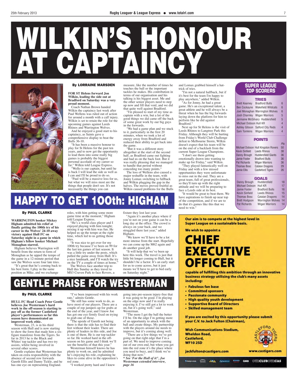 League Express Preview Pages