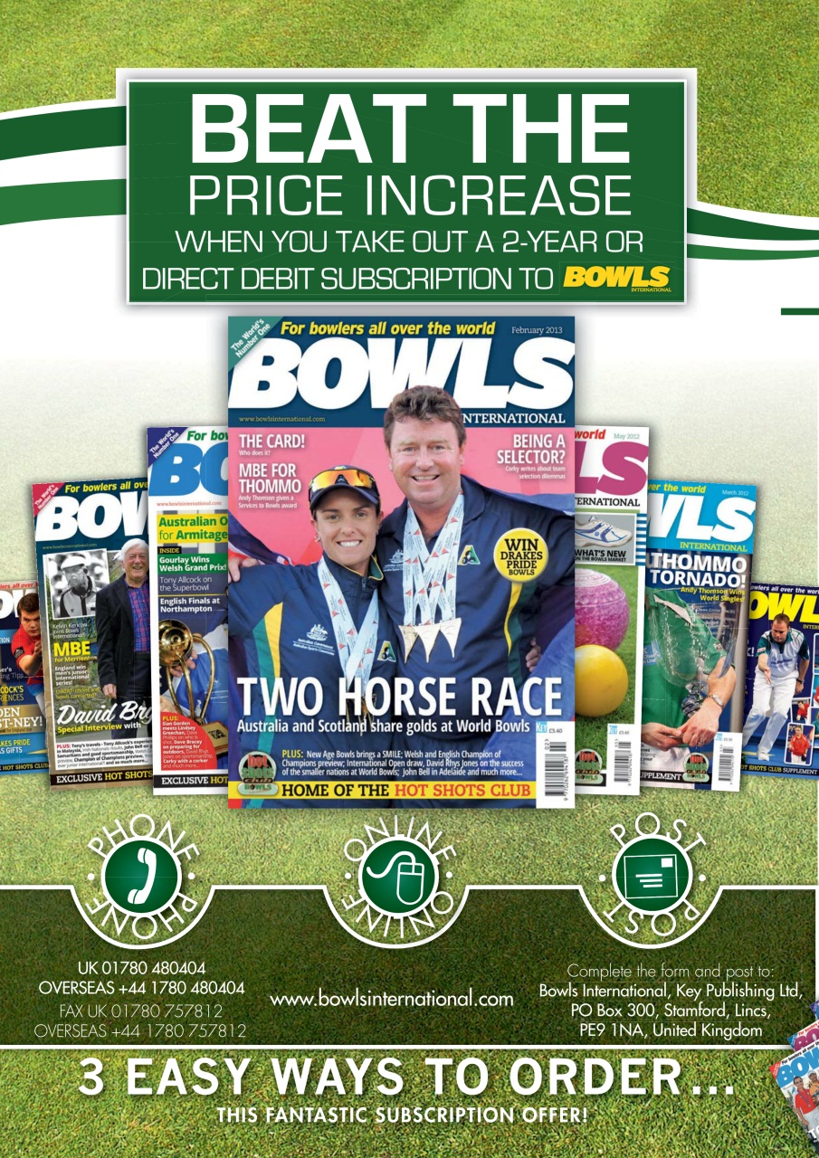 Bowls International Preview Pages