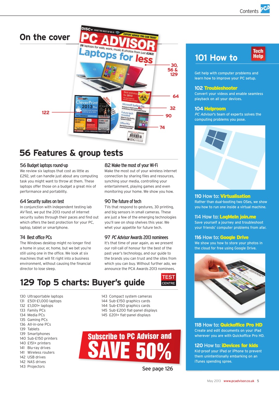 Tech Advisor Preview Pages