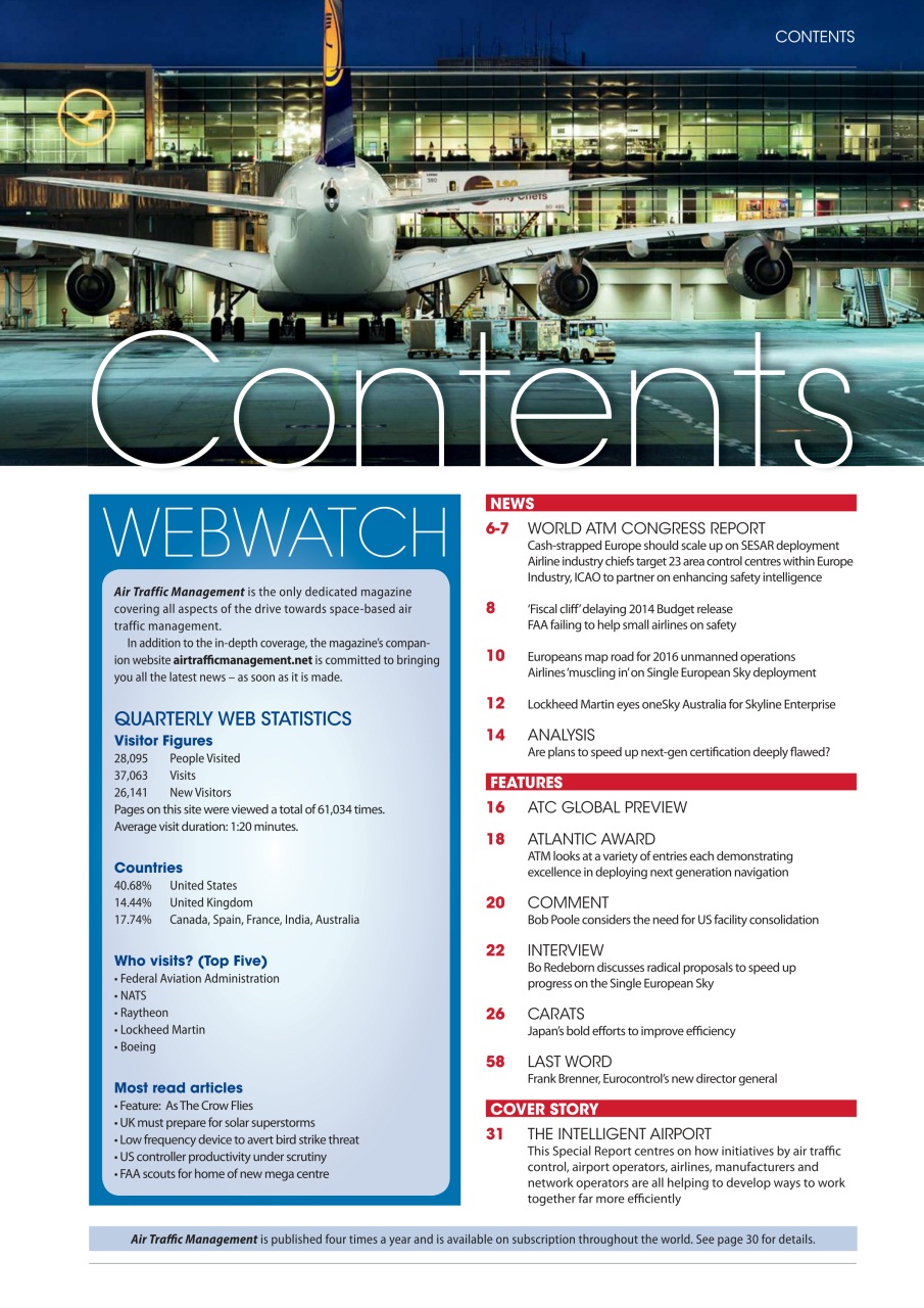 Air Traffic Management Preview Pages