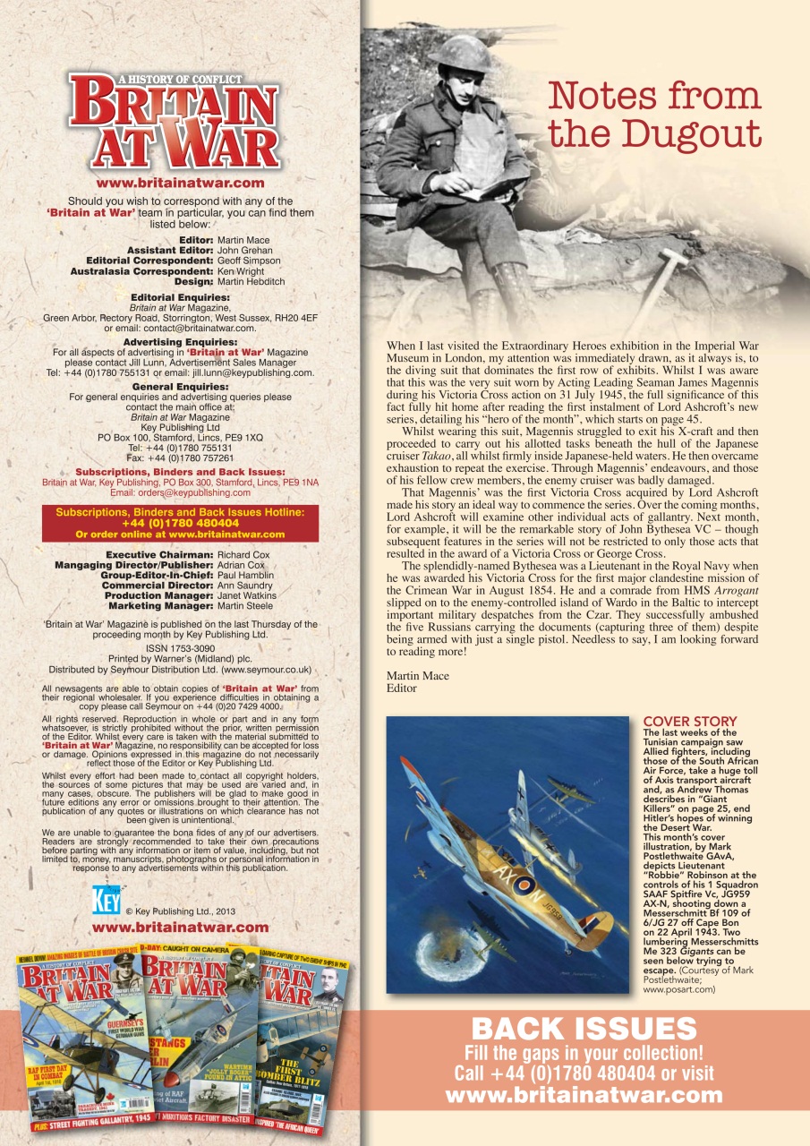 Britain at War Magazine Preview Pages