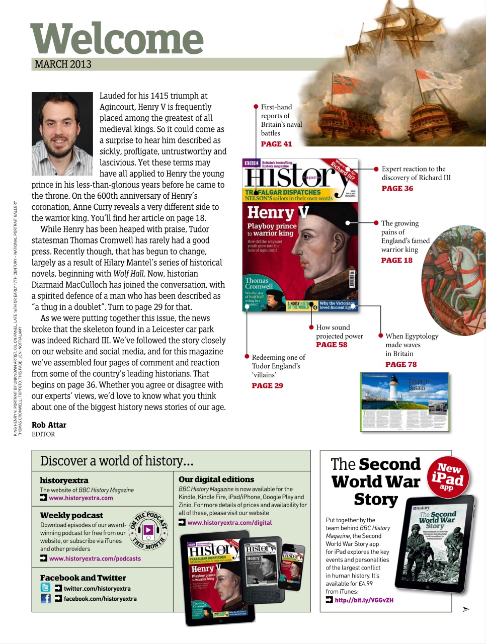 History Extra Magazine Preview Pages