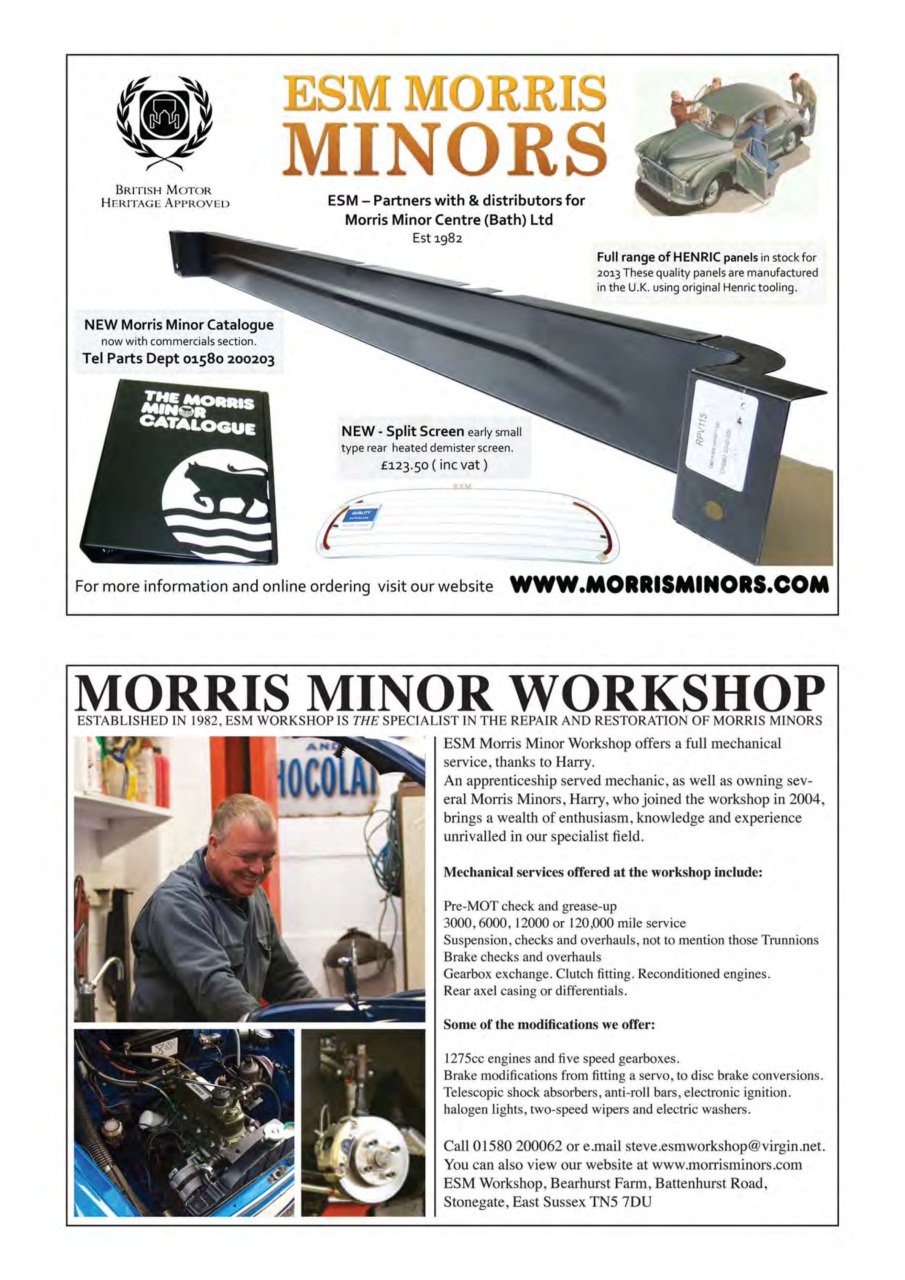 Morris Minor Magazine Preview Pages