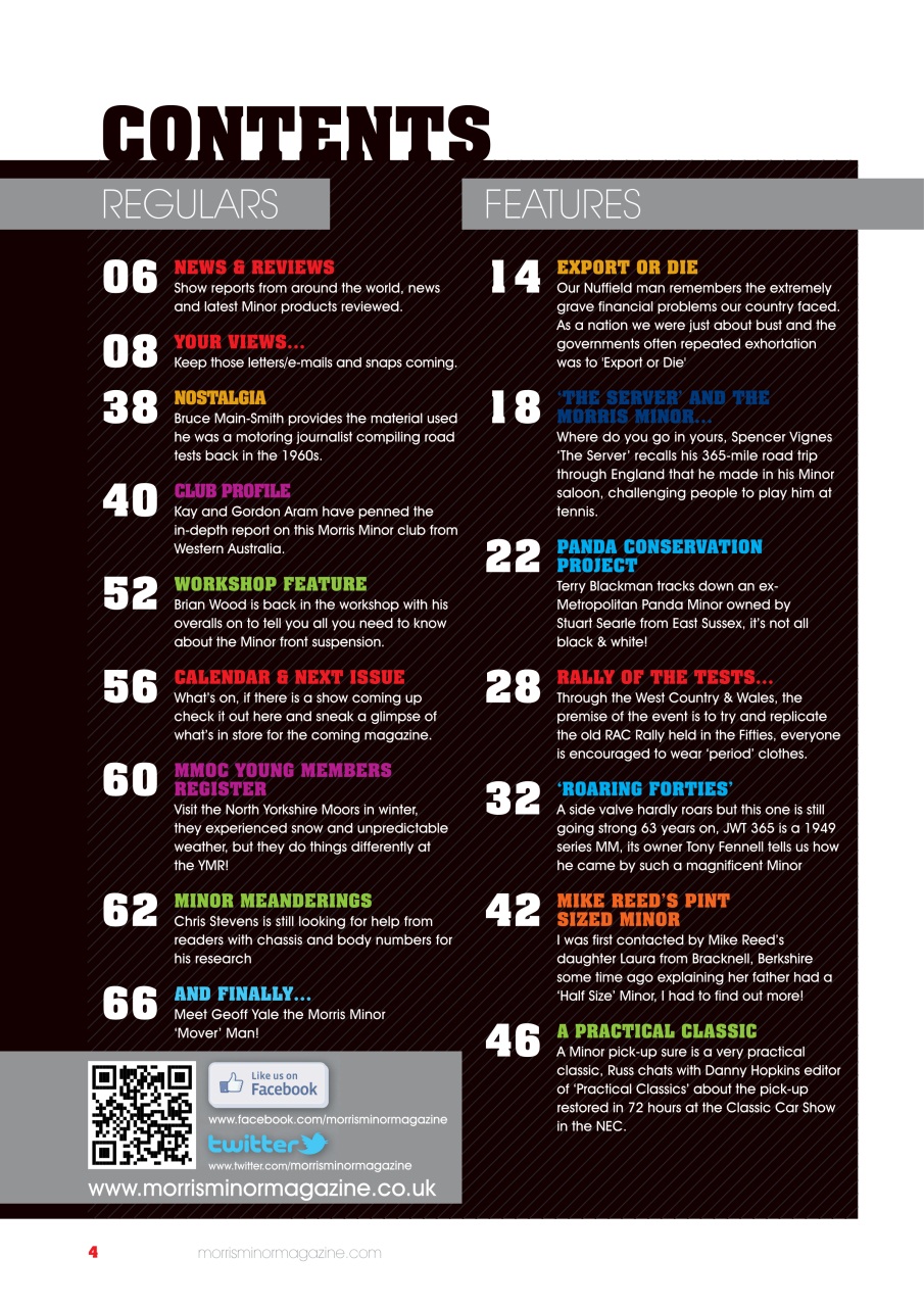 Morris Minor Magazine Preview Pages