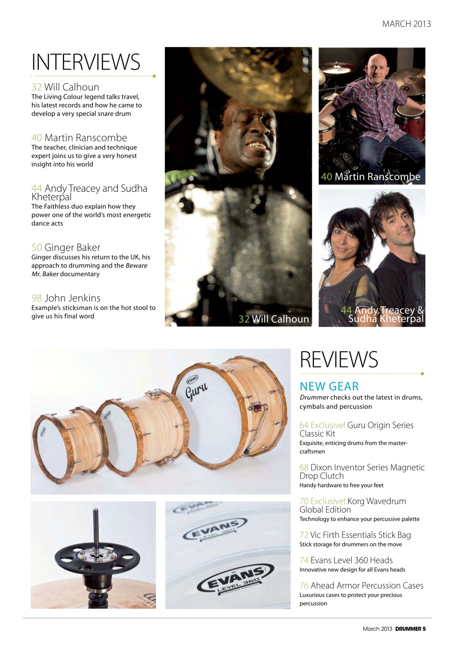 iDrum magazine: Never miss a beat Preview Pages