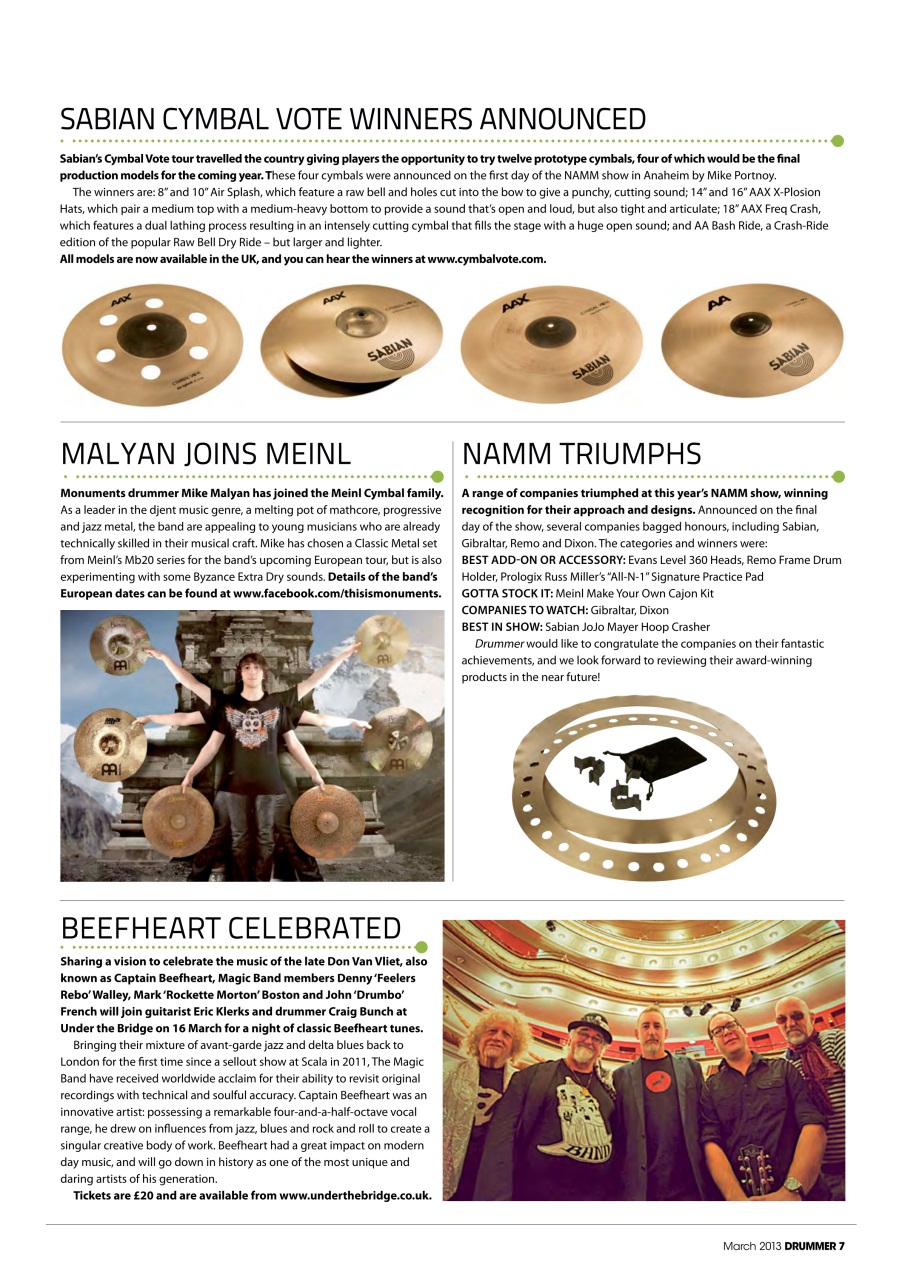 iDrum magazine: Never miss a beat Preview Pages