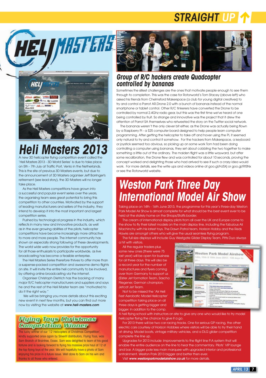 Radio Control Rotor World Preview Pages