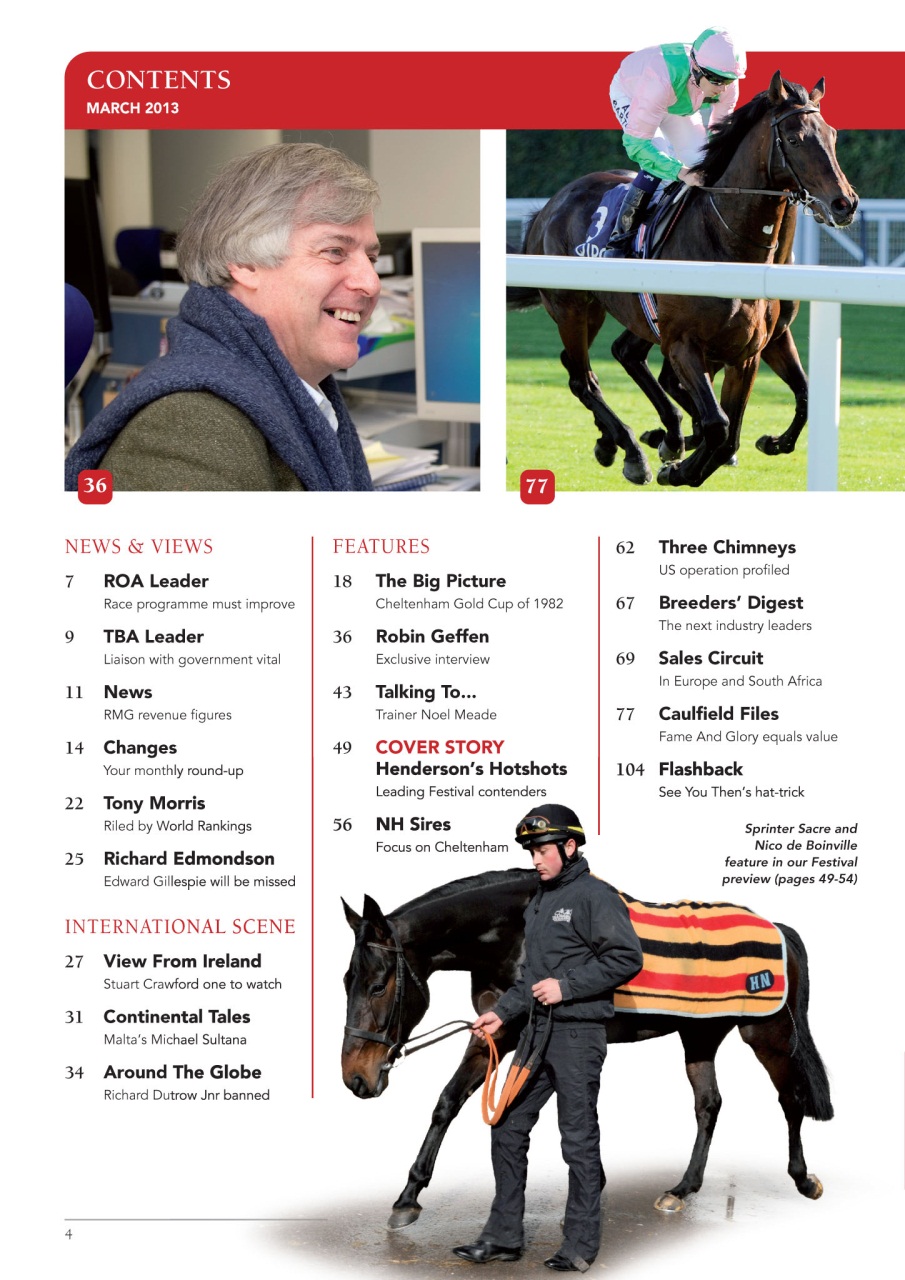 The Owner Breeder Preview Pages