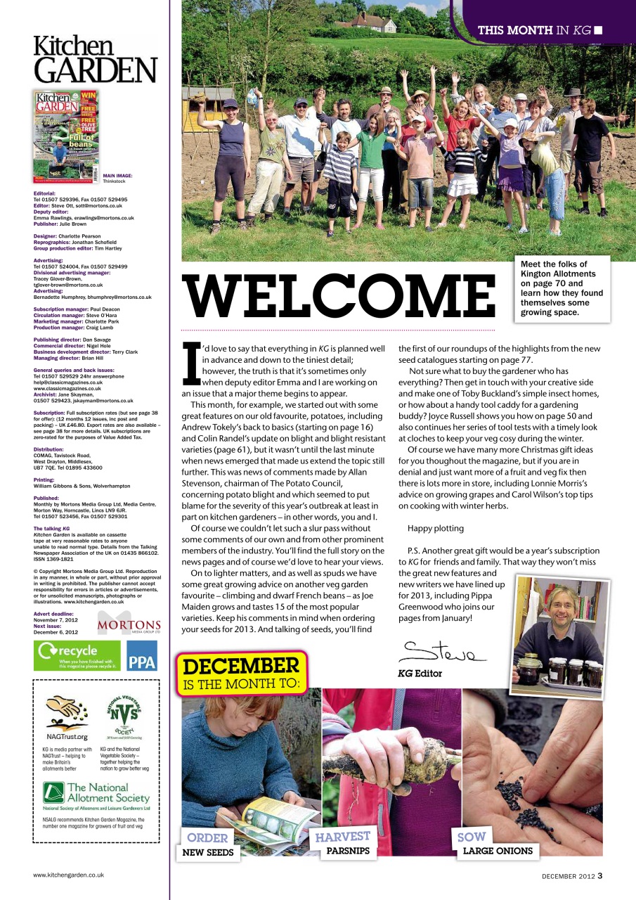 Kitchen Garden Magazine Preview Pages
