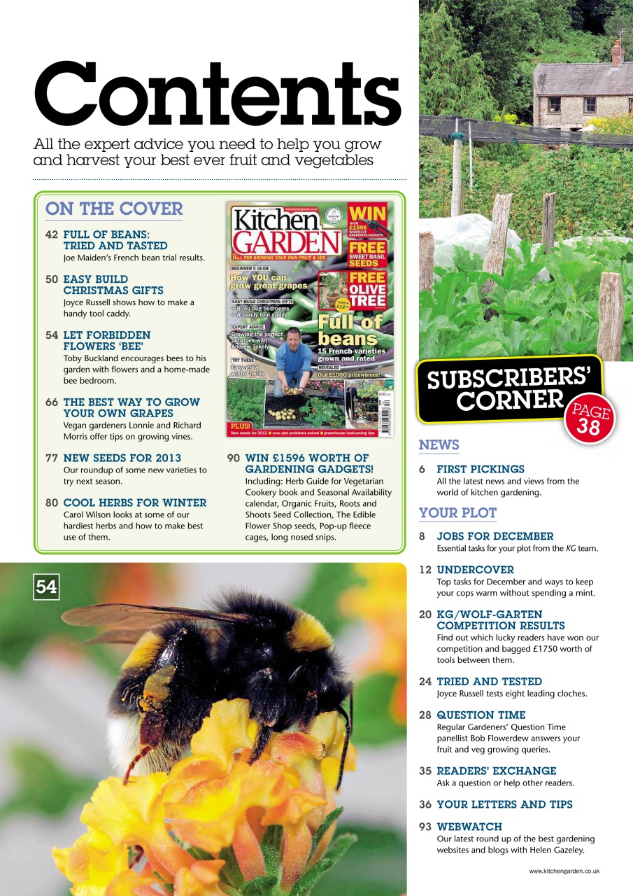 Kitchen Garden Magazine Preview Pages