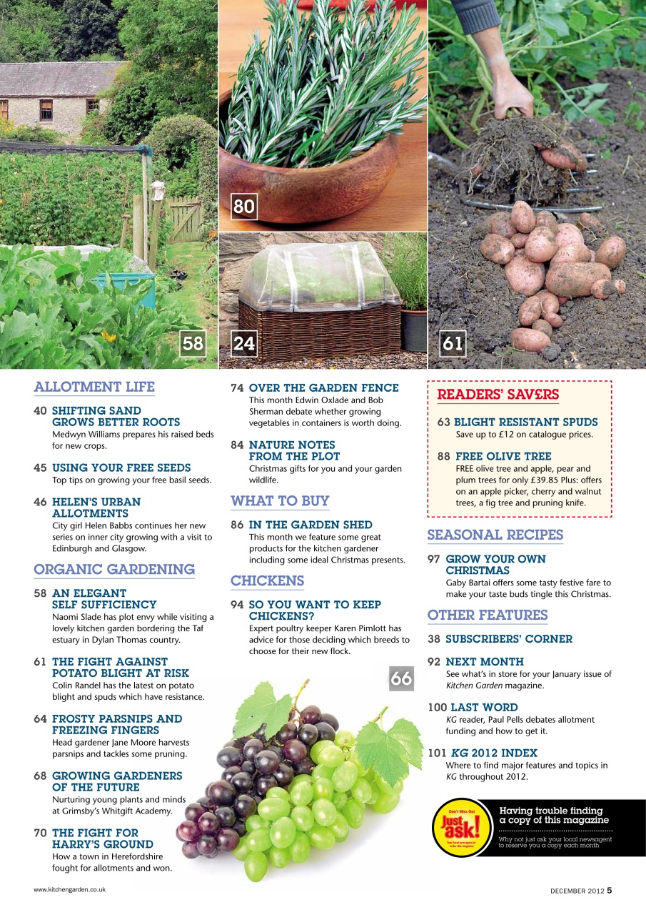 Kitchen Garden Magazine Preview Pages