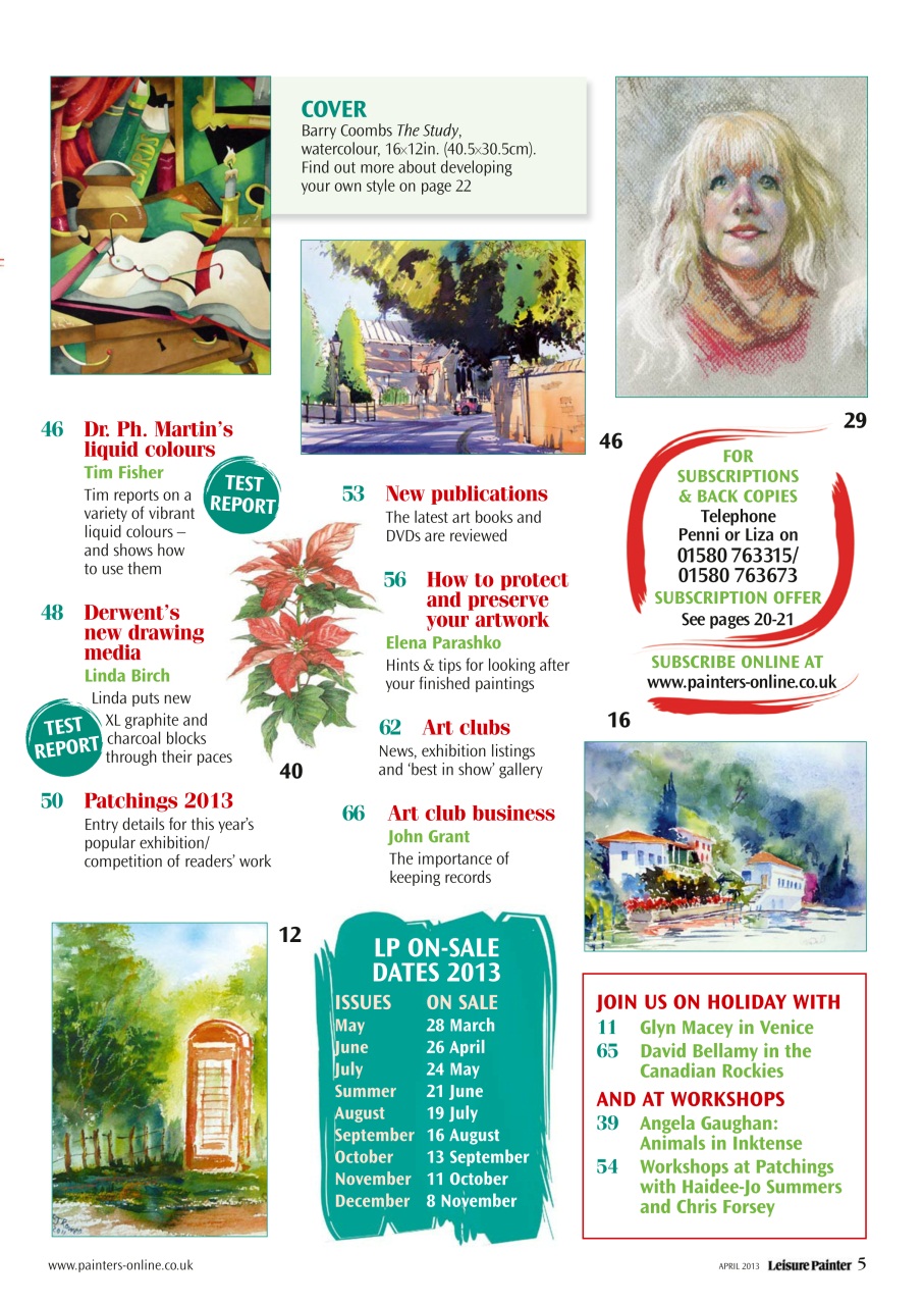 Leisure Painter & The Artist Preview Pages