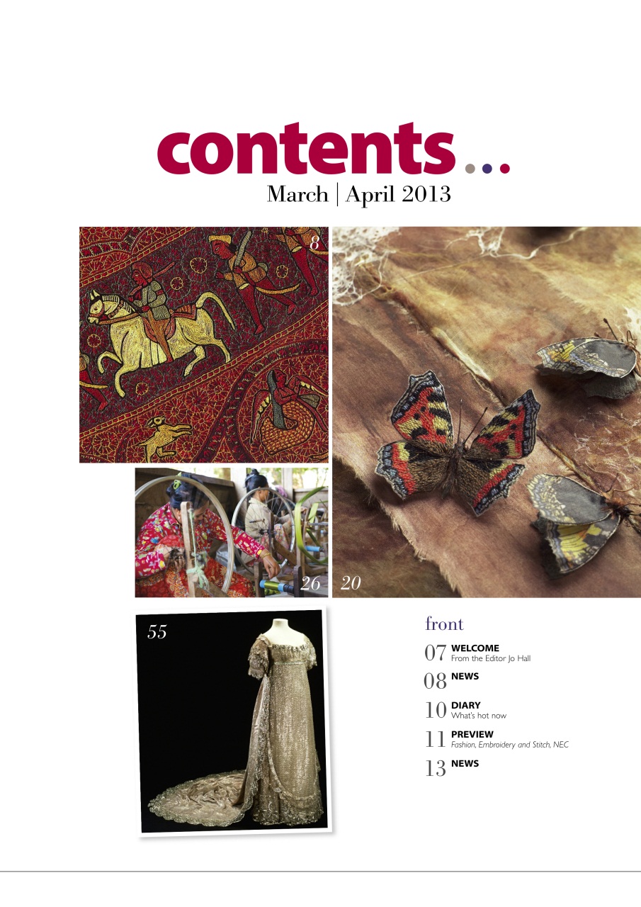 Embroidery Magazine Preview Pages