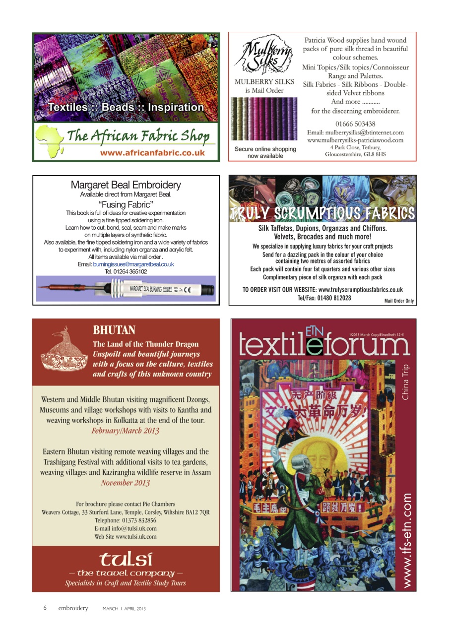 Embroidery Magazine Preview Pages