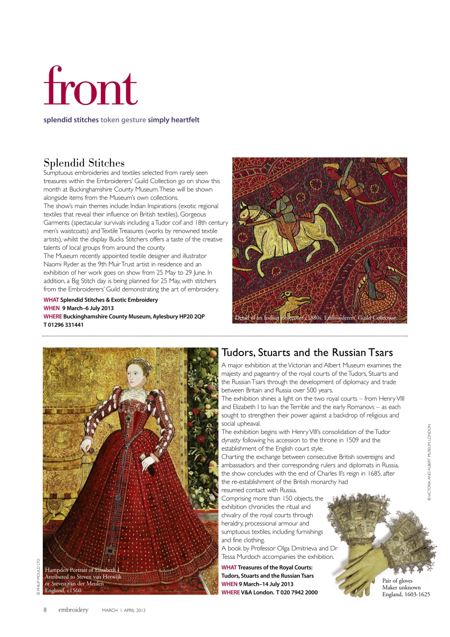 Embroidery Magazine Preview Pages