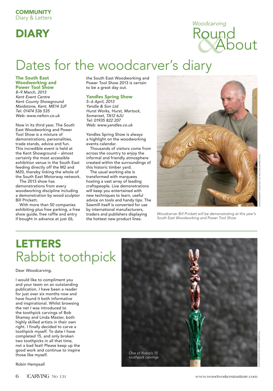 Woodcarving Preview Pages