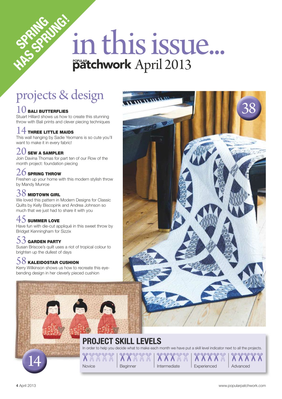Popular Patchwork Magazine Preview Pages