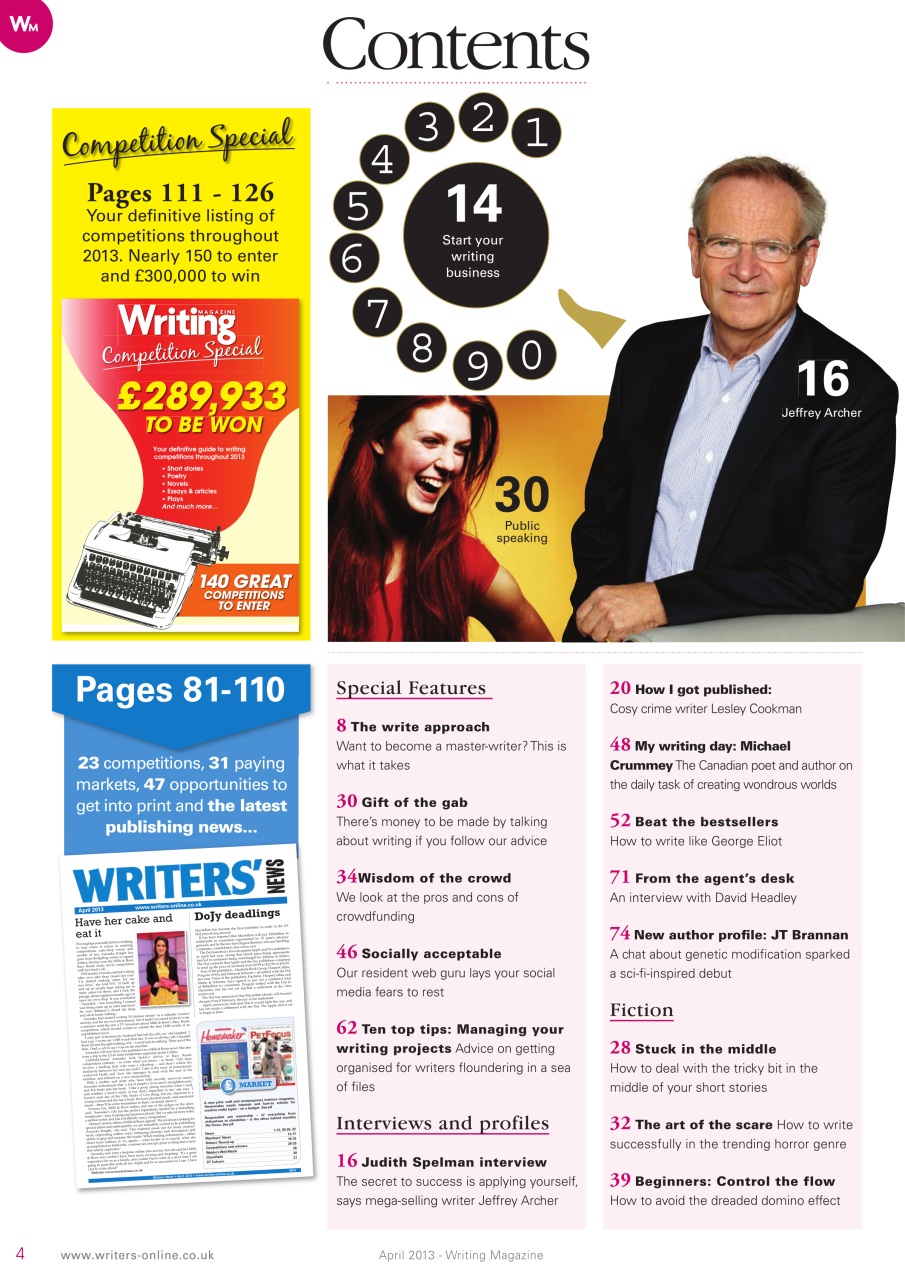 Writing Magazine Preview Pages