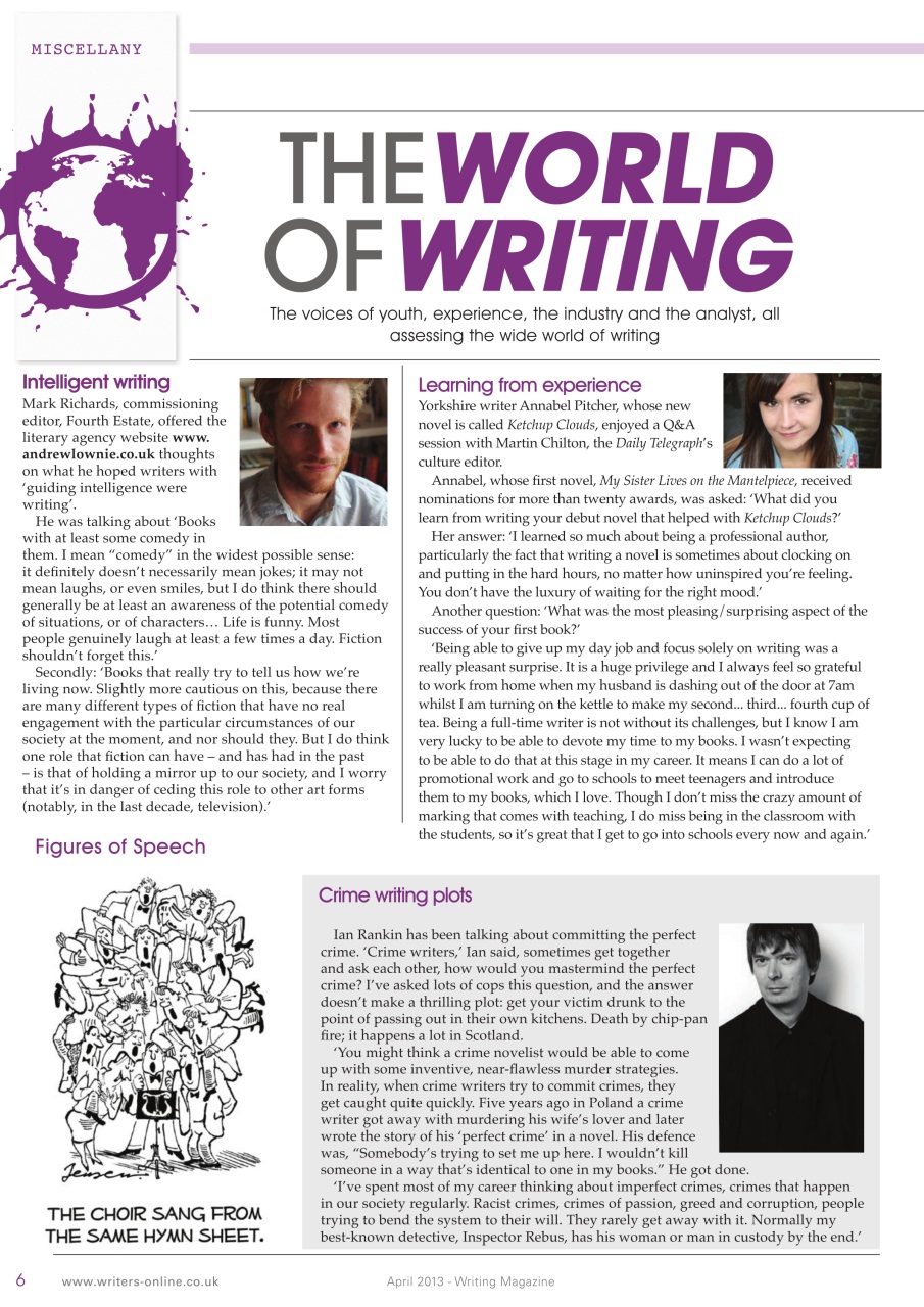 Writing Magazine Preview Pages