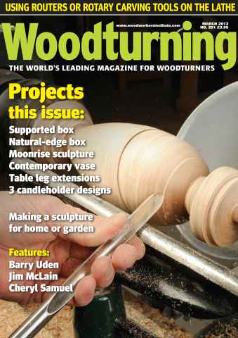 Woodturning issue March 2013