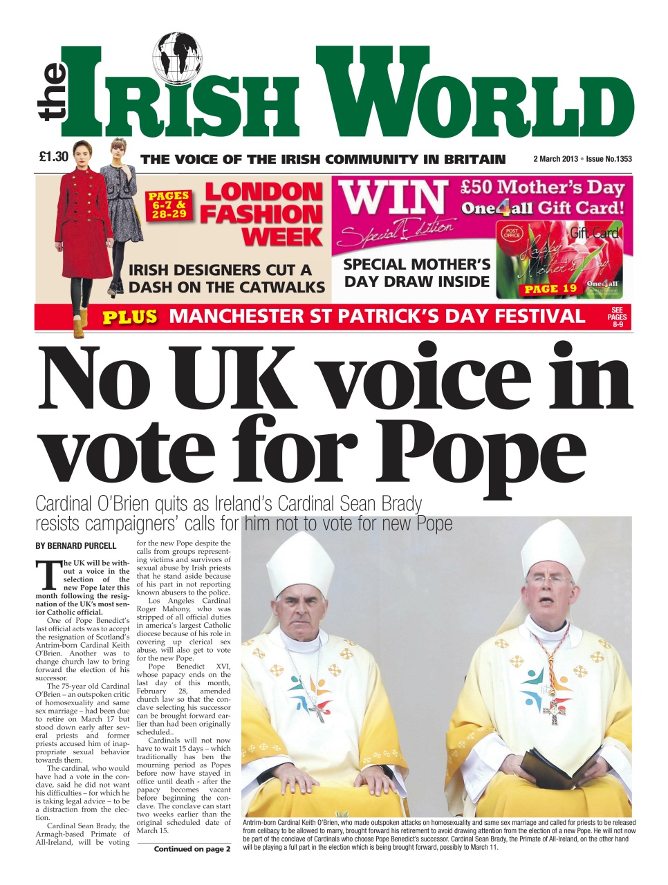Irish World Preview Pages