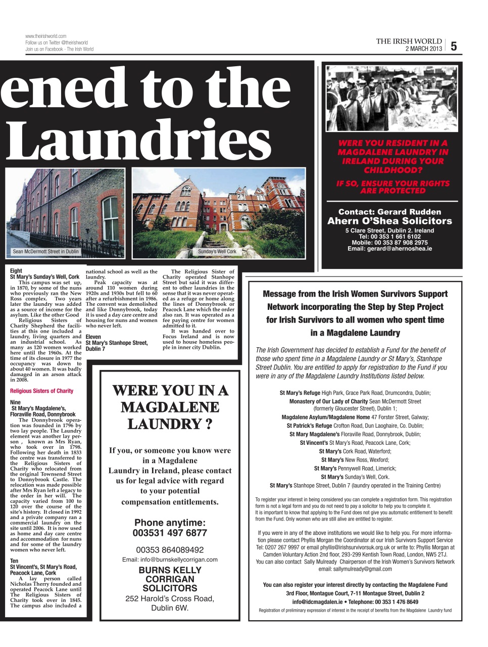 Irish World Preview Pages