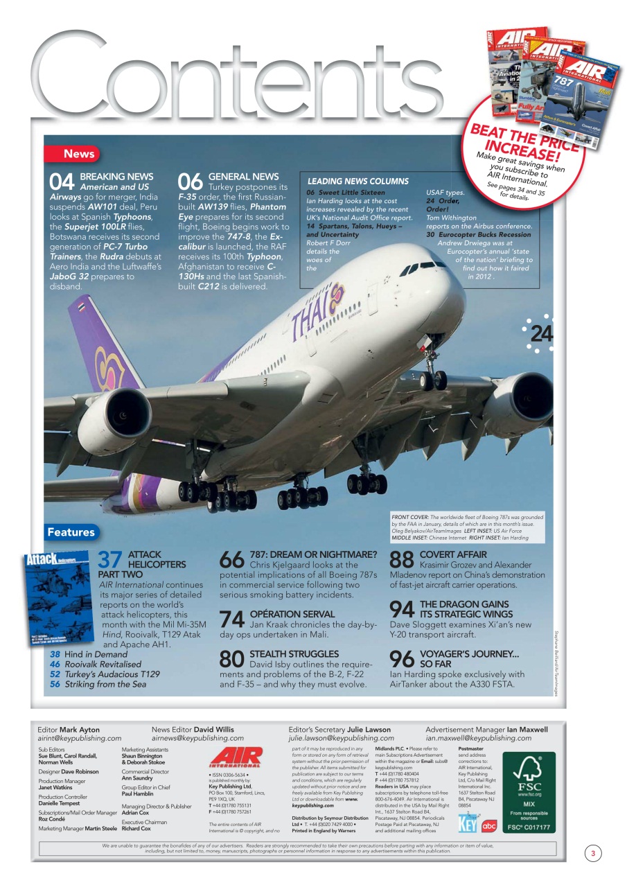 AIR International Preview Pages