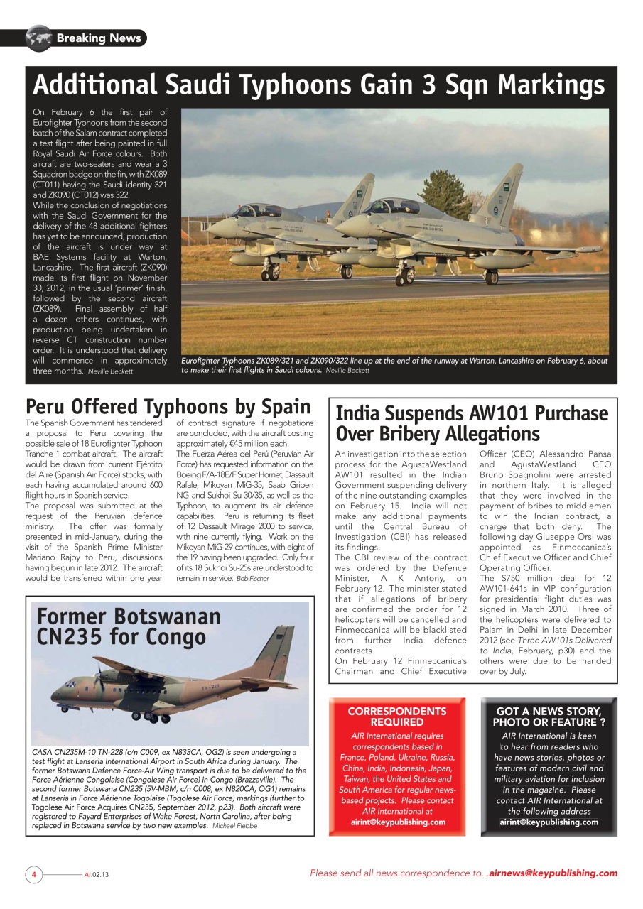 AIR International Preview Pages