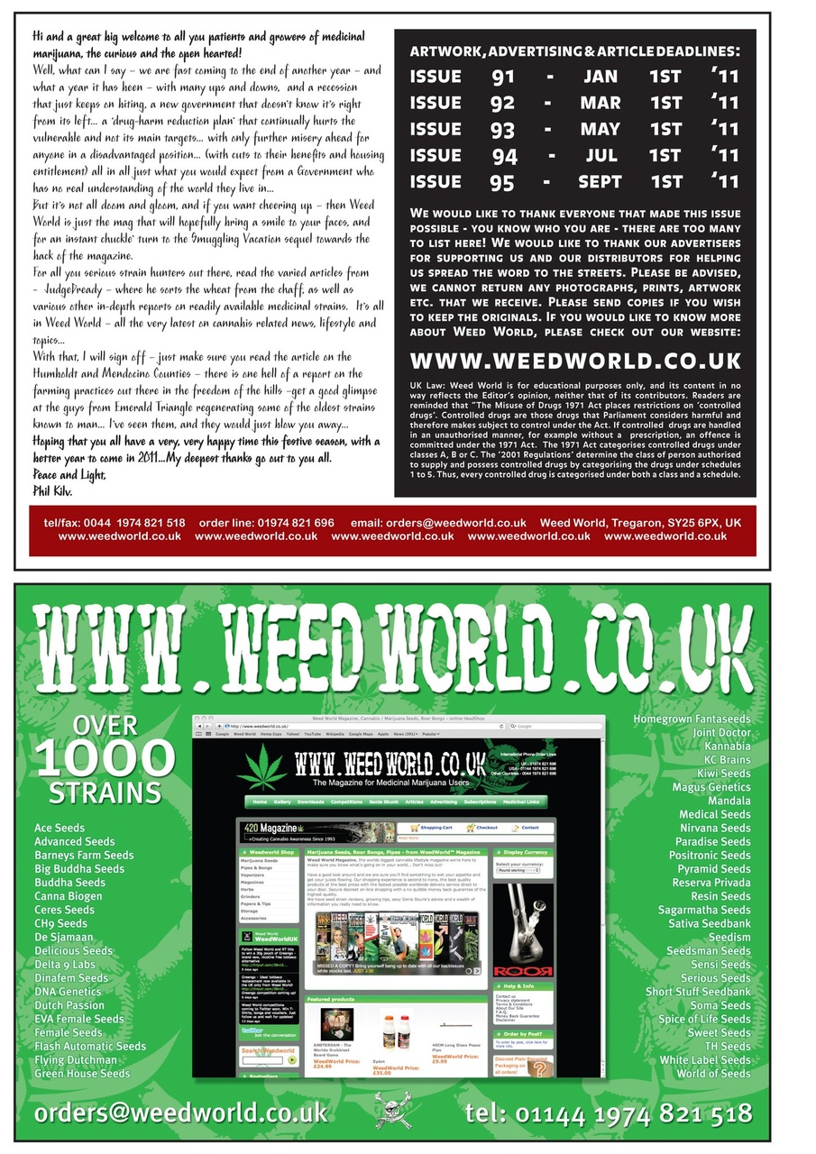 Weed World Preview Pages