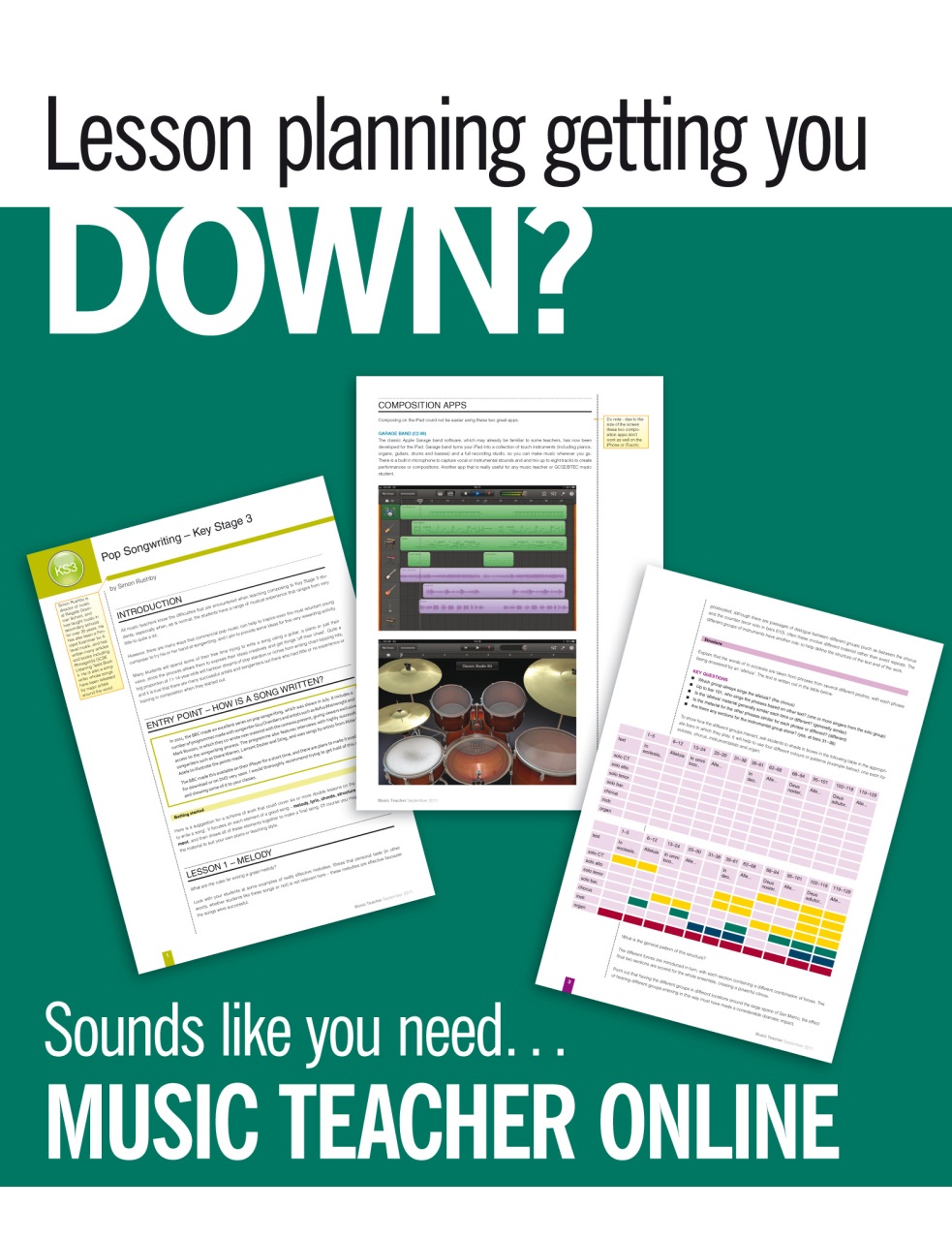 Music Teacher Preview Pages