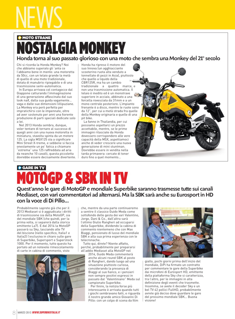 Superbike Italia Preview Pages